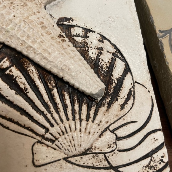 Coastal Starfish and Seashell Wall Decor Set - Picture 9 of 10
